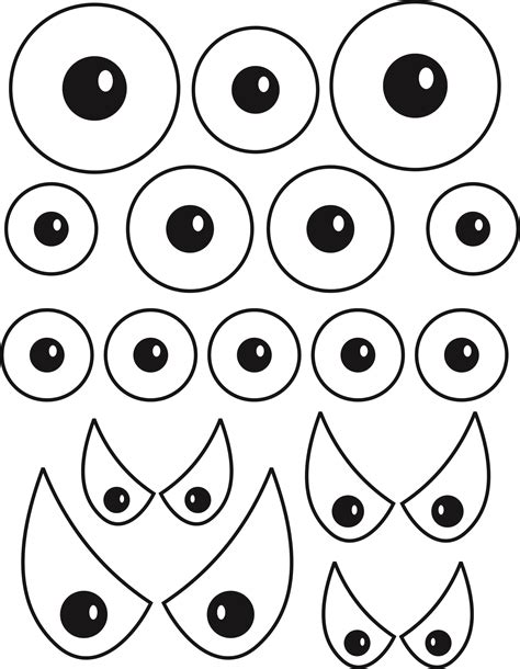 7 Best Images Of Free Printable Eye Patterns Free Halloween My