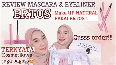 Review Mascara Dan Eyeliner Ertos Tutorial Make Up Dengan Ertos