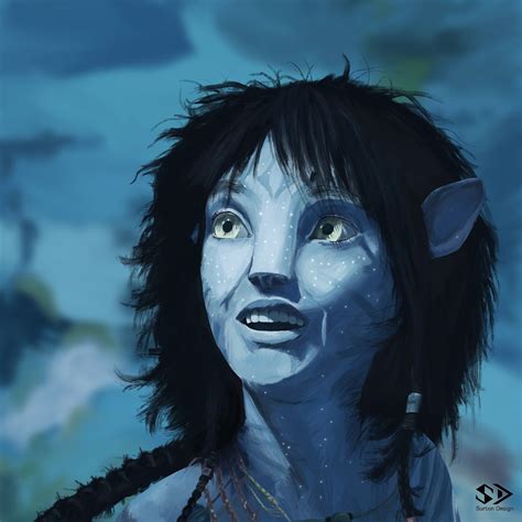 "Kiri from Avatar The Way of Water - Fanart" by Mikołaj Jojczyk