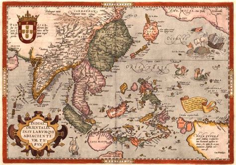 Mermaid Map Old Maps Antique Maps Vintage World Maps Weird Sea