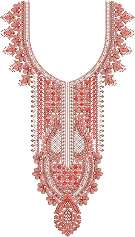 Neckgala Embroidery Design