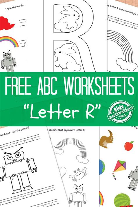 Letter R Worksheets Free Kids Printable  Kids Activities Blog  Preschool letters, Letter r