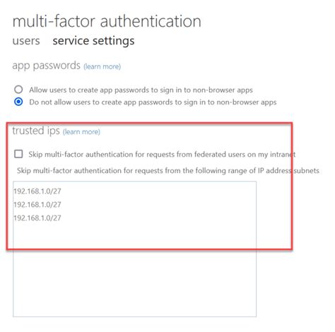 What Is “multifactor Authentication Trusted Ips” Brian Reid