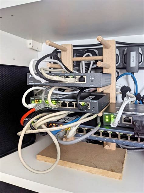 The result is the $8 home network rack, which looks like the perfect compliment to my cordless workspace from earlier this week. Plate holder completes this DIY network rack - IKEA Hackers