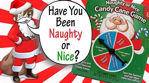 Naughty Or Nice Candy Cane Game Wtf Xmas Candy Youtube