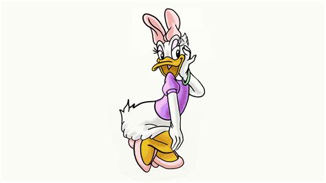 Daisy duck tutorial to share with you in honor of the spring season. Daisy Duck Drawing at GetDrawings | Free download