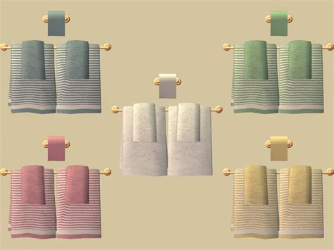 Mod The Sims Ofb Towel Add Ons And 100 Recolours In 2022 Recolor