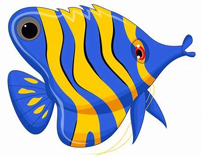 Fish Ocean Clipart Sea Cartoon Tropical Under