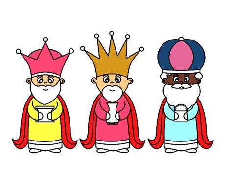 Dibujo De Los 3 Reyes Magos Pintado Por Bautopa En El Día
