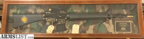 Armslist For Sale Commemorative M16 Rifle In Walnut Display Case