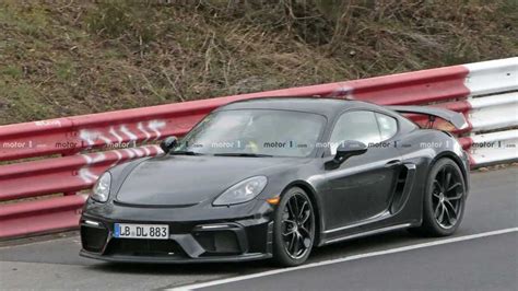 Porsche Cayman Gt Spied Completely Naked Carsradars