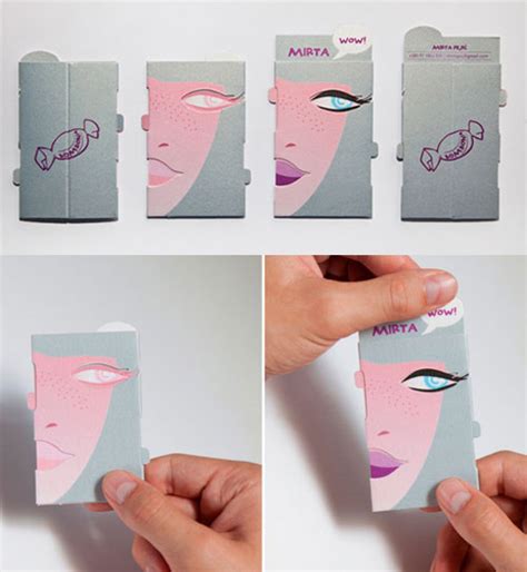 Search for a professional or service here. Interactive Image Changing Business Card For A Make Up ...