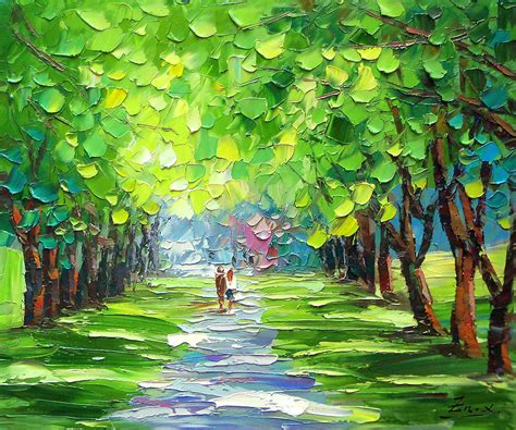 Landscape Oil Painting Painting By Enxu Zhou