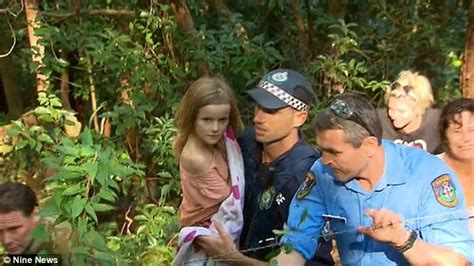 Pictured Incredible Moment Little Natalya Franklin 9 Is Rescued By