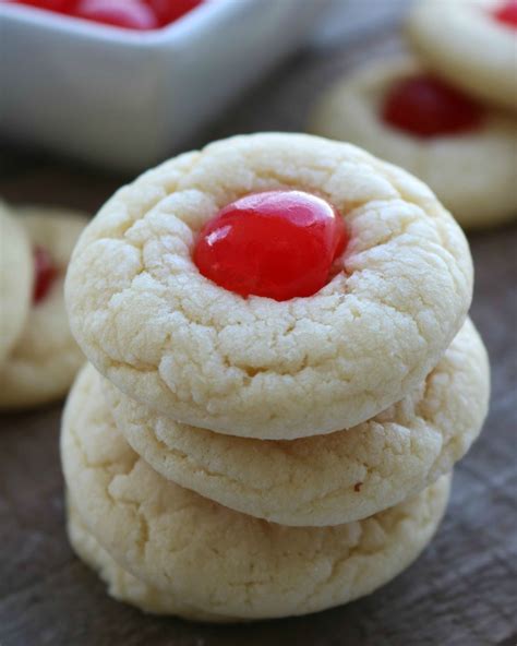 Cherry Almond Christmas Cookies Recipe Cherry Cookies Cookies