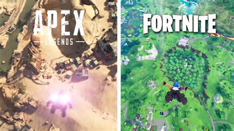 Fortnite Vs Apex Legends Comparison Gameplay Animations And Graphics