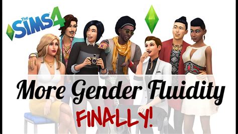 More Gender Fluidity In The Sims Finally Sims 4 Patch Showcase