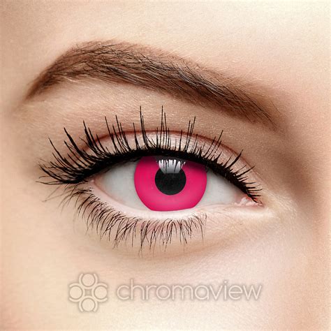 Iglow Uv Pink Contact Lenses 30 Day Chromaview Wholesale Us