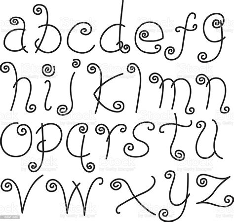 Your resource to discover and connect with designers worldwide. Doodle Font Letters Lower Case Alphabet Text Stock Illustration ...
