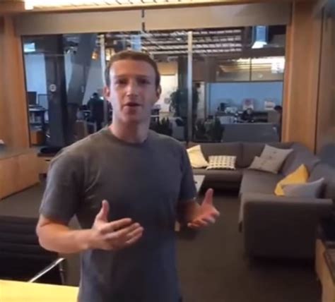 Mark Zuckerberg Gives A Tour Of Facebook Headquarters And Meeting Room