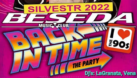 Back In Time Silvestr 2022 Music Club Beseda Děčín Decin December
