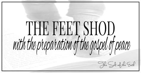 What Is The Feet Shod With The Preparation Of The Gospel Of Peace