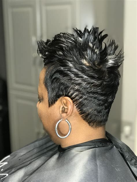 Short Black Spiked Hairstyles Hairstyles For Natural Hair
