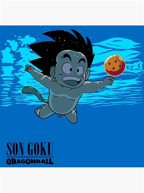 Son Goku Dragon Ball Z Swimming Sticker For Sale By Nodali Redbubble