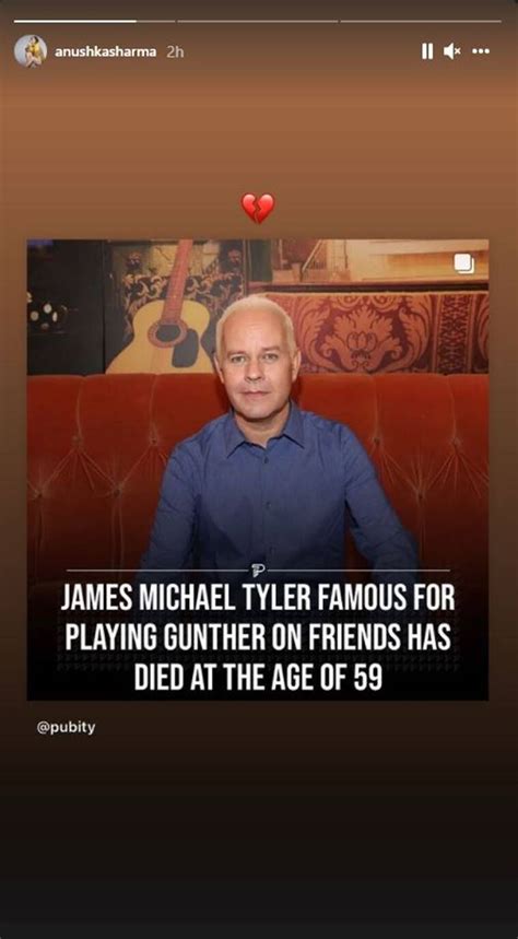 Friends Actor James Michael Tyler Dies At 59 Anushka Sharma Jennifer