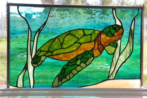 Sea Turtle Stained Glass Already Made This And Have The Pattern Pinning