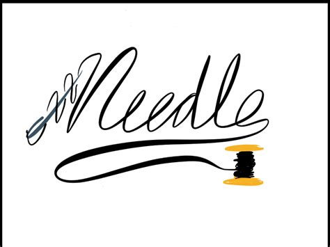 Tailor needle and thread logo. Needle and Thread (Logo) by StarMinJee on DeviantArt