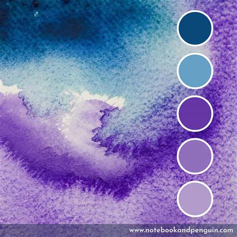 7 Beautiful Blue And Purple Color Palettes With Hex Codes