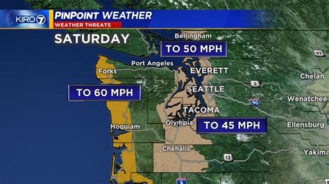 Strong Winds Expected Saturday Kiro News Seattle