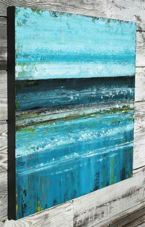 Abstract, contemporary, impressionism, landscapes, modern 20 Inspirations Abstract Ocean Wall Art | Wall Art Ideas