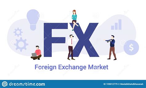 These are the main players of the foreign market, their position and place are shown in the figure below. Fx Foreign Exchange Market Concept With Big Word Or Text ...