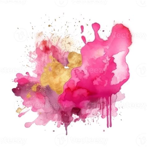 Watercolor Pink Splash 22598842 Png