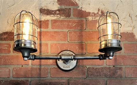 Custom Rustic Industrial Wall Sconces Cage Wall Lights