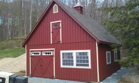 24x36 12 Pich Garage11 Custom Barns And Buildings The Carriage Shed