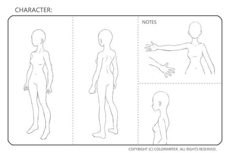 Image result for anime character design template | Graphic design ...