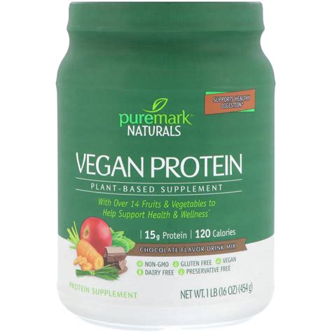 Puremark Naturals Proteína Vegana Suplemento De Origen Vegetal