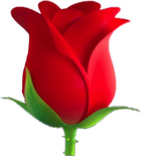 Rose Flower Redflower Emoji Sticker By Happylovepics