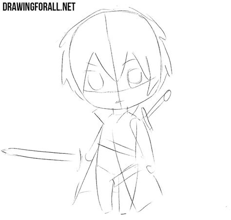 How To Draw Chibi Kirito