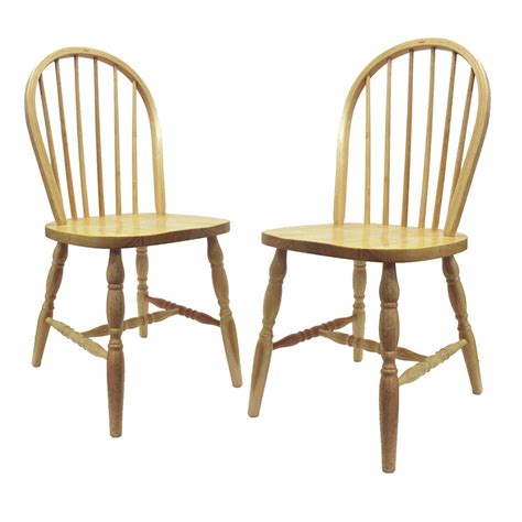 Winsome Wood Whitworth Windsor Chairs Set Of 2 Natural