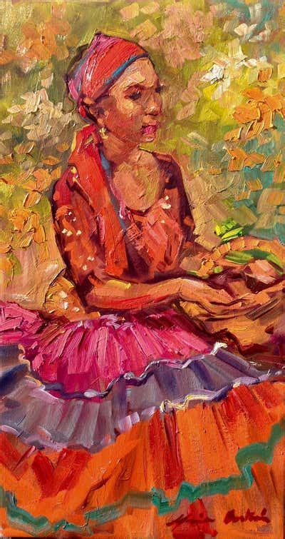 Maria Bertran In The Sunlight Contemporary Impressionist Figure Oil