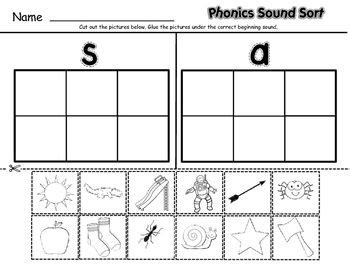 phonics sound sort phonics sounds phonics jolly phonics printable