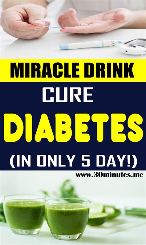 Miracle Drink That Cure Diabetes In Only 5 Days