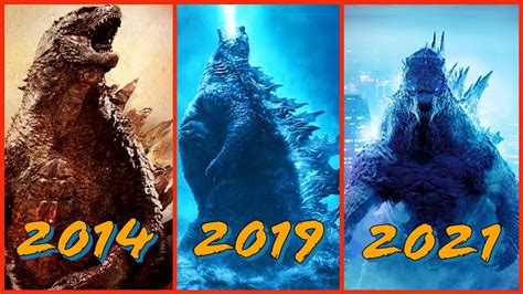 Evolution Of Godzilla In The Monsterverse 2014 2021 Youtube