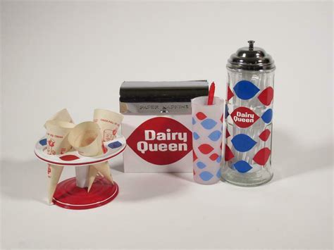 Nice Lot Of Restored Dairy Queen Ice Cream Fountain Items Front
