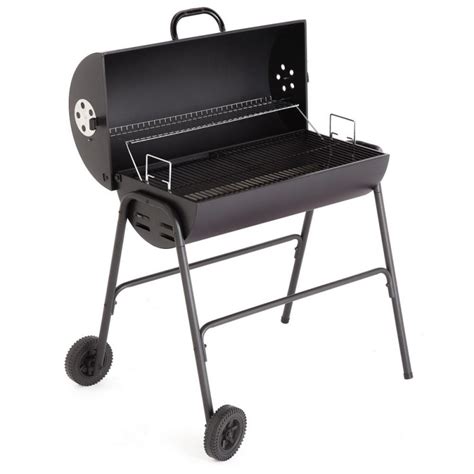 Made from steel oil drum (65 litres) cooking surface size 36x54 cm , made from 4mm thick heat resistant boiler steel cooking surface 79 cm from the ground outside painted with 800 degrees heat resistant paint (already get your friends and family together and be the master of your barbeque. Charcoal Oil Drum BBQ With Utensils & Adjustable Grill ...