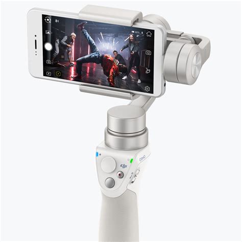 The stabilizer works with the best gimbal app for android, the movi app. silver DJI OSMO Mobile Handheld 3-Axis Brushless Self ...